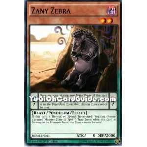 Zany Zebra (Common)